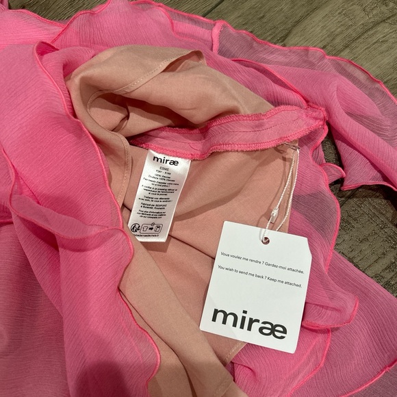 NWT Mirae Paris pink Esme dress - Picture 6 of 11